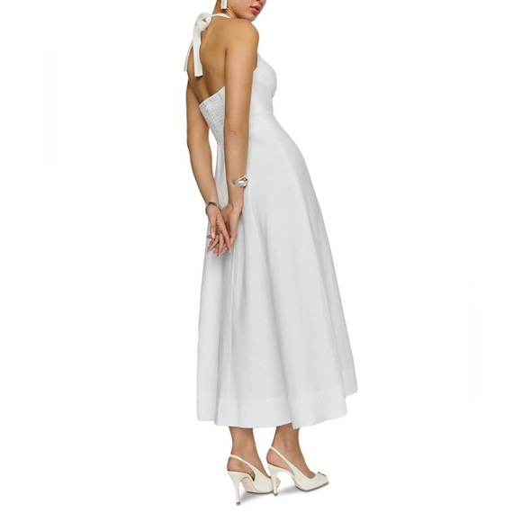 NEW NWT Reformation Tala Linen dress in white - Picture 2 of 6